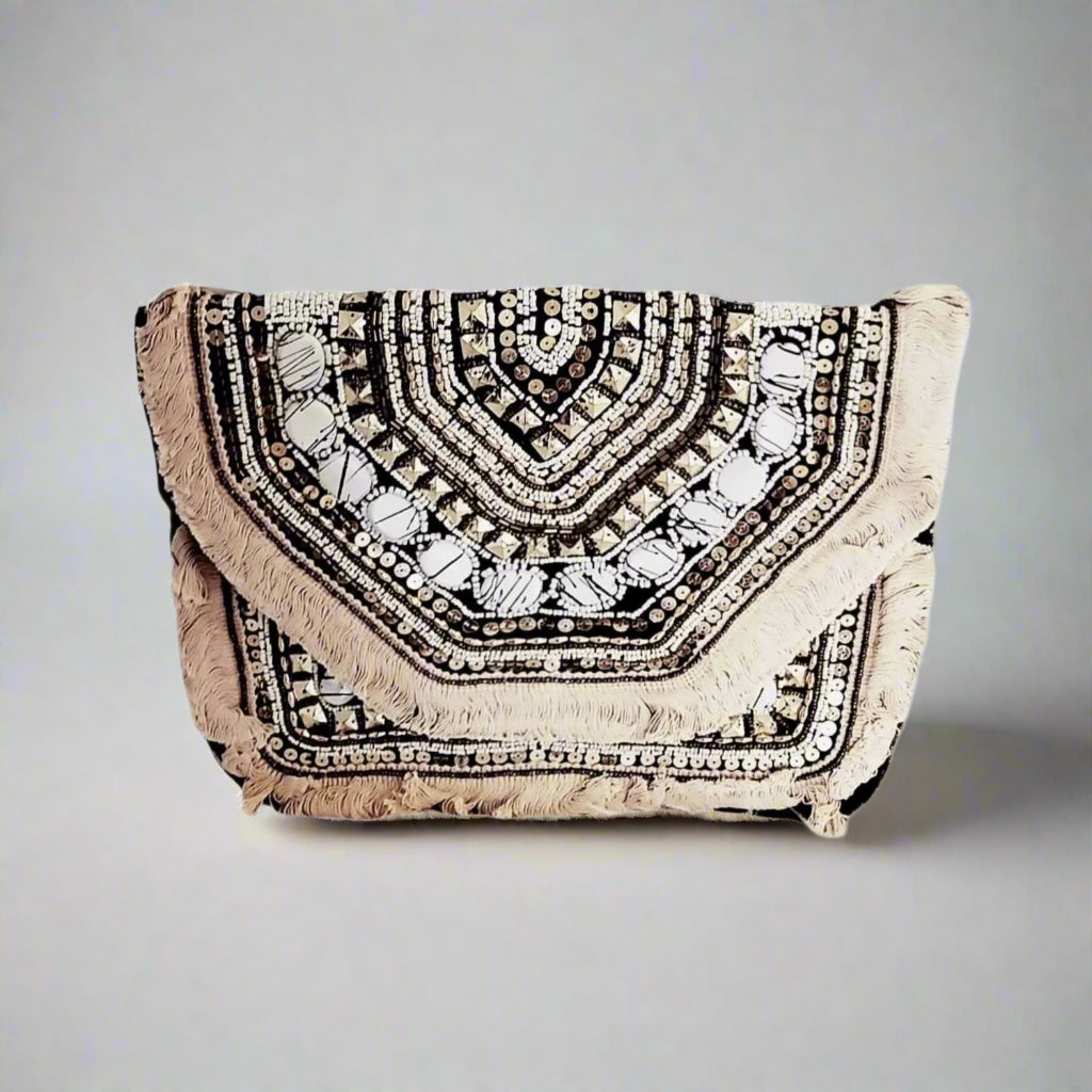 Handcrafted Boho Bag, Sable Luxe