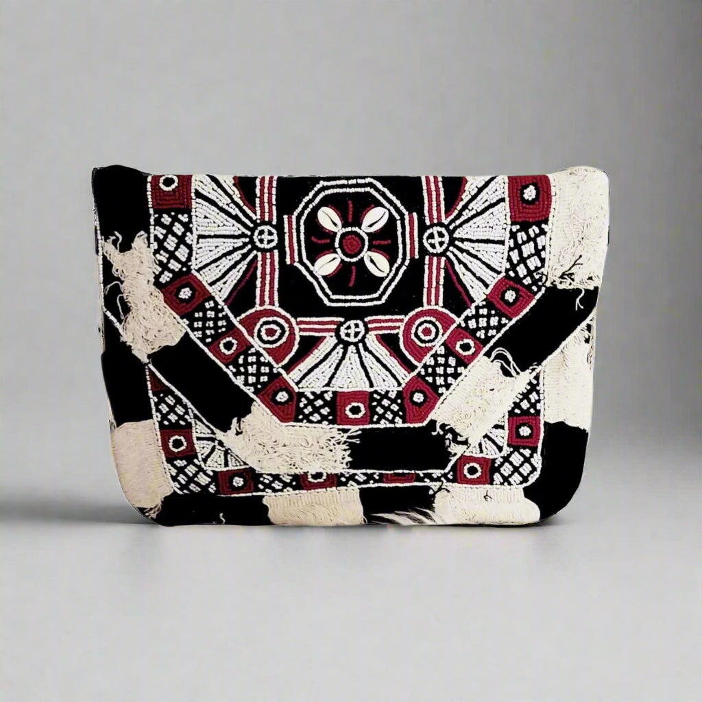 Handcrafted Boho Bag, Midnight Blush