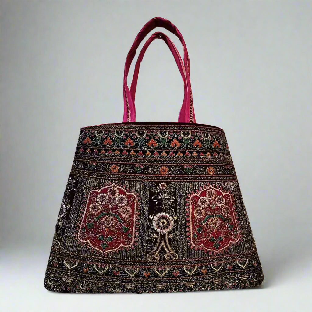 Handcrafted Tote Bag - Vintage Allure