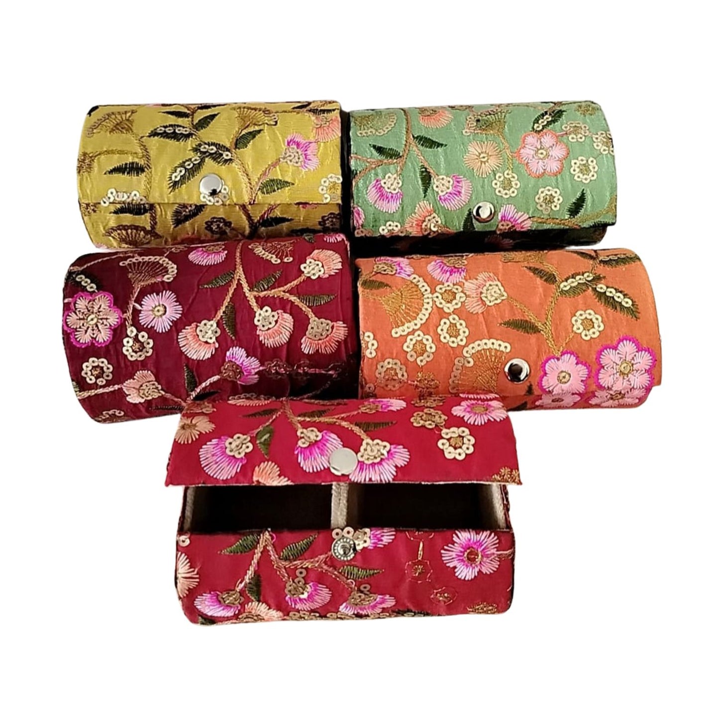 Handcrafted Embroidered Bangle Box