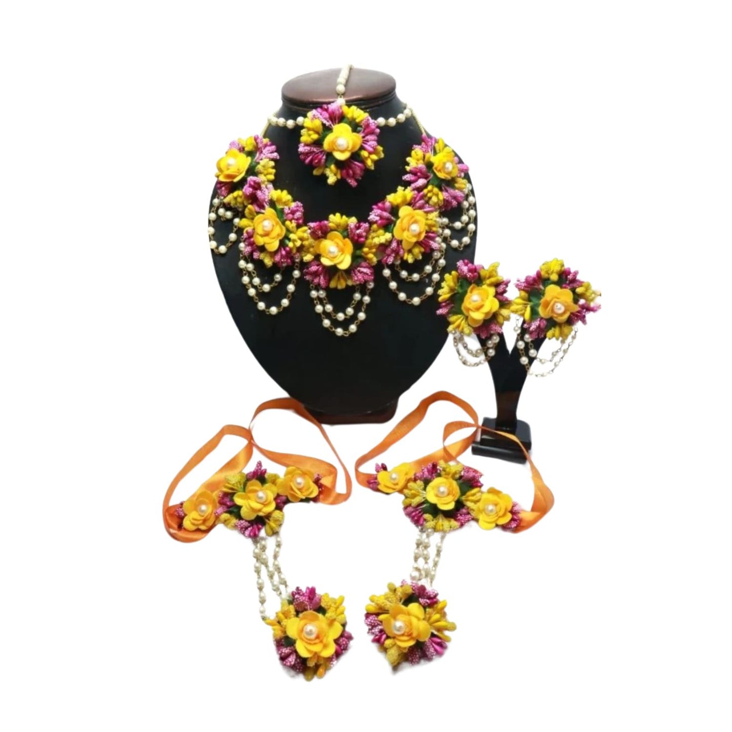 Handcrafted Artificial Jewelry Set, Blushia