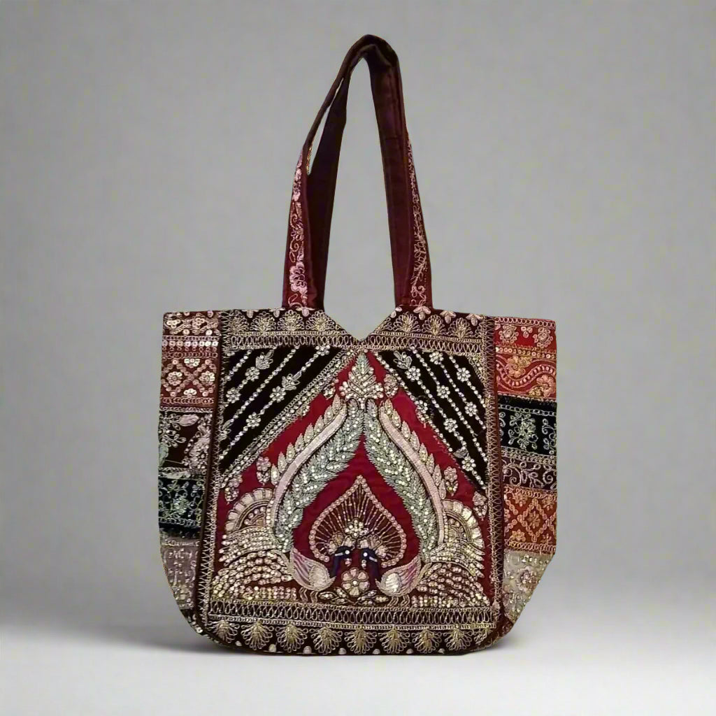 Handcrafted Tote Bag - Midnight Glow