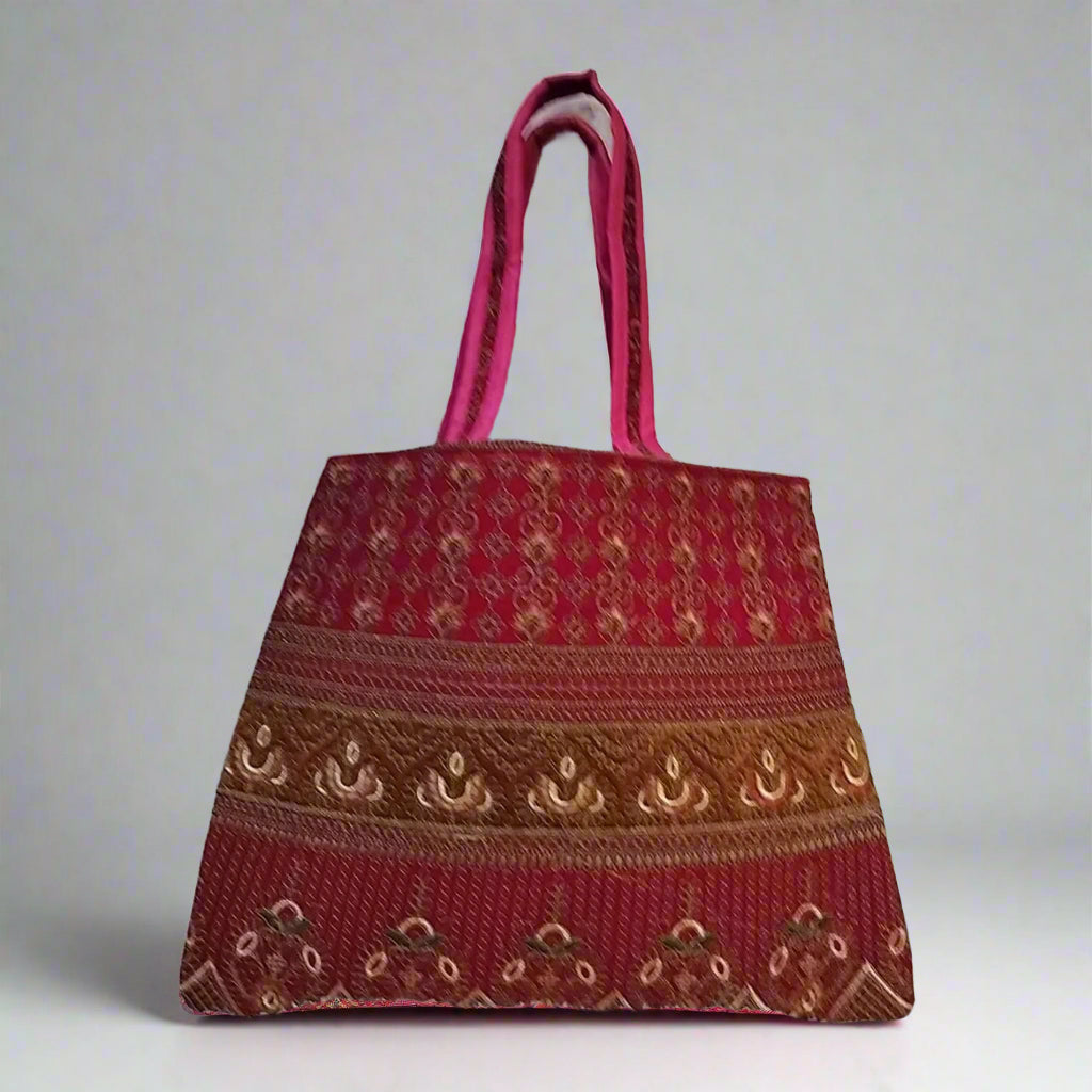 Handcrafted Tote Bag - Sunset Harmony