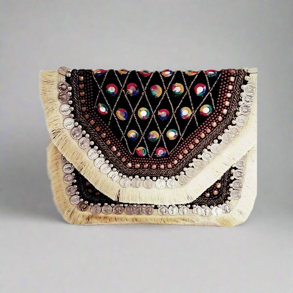 Handcrafted Boho Bag, Desert Dune