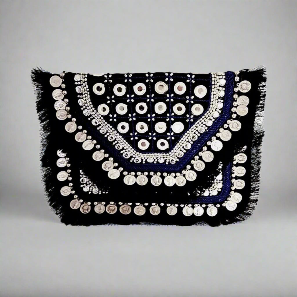 Handcrafted Boho Bag, Mocha Mist