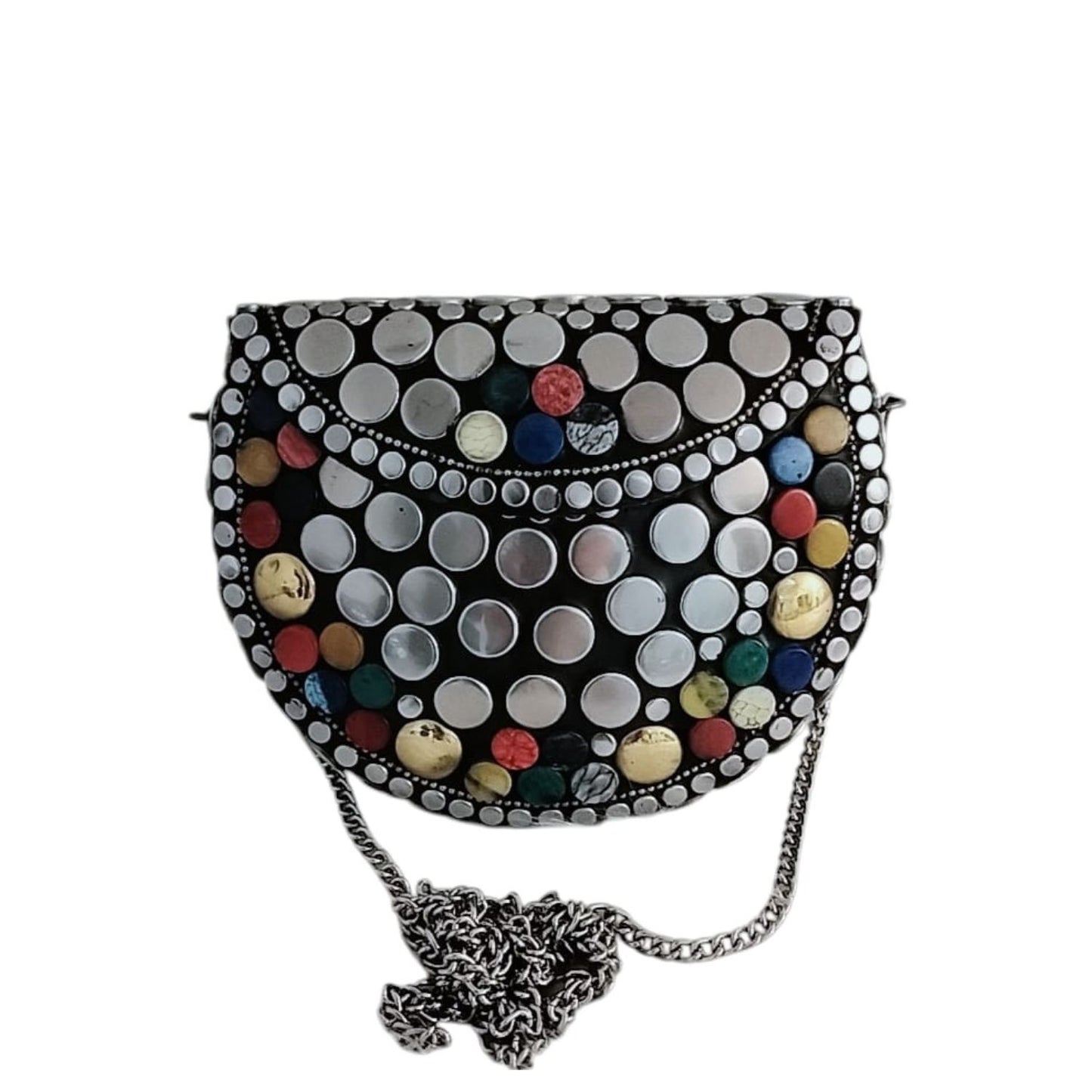 Handcrafted Unique Metal Clutch, Classic Charm