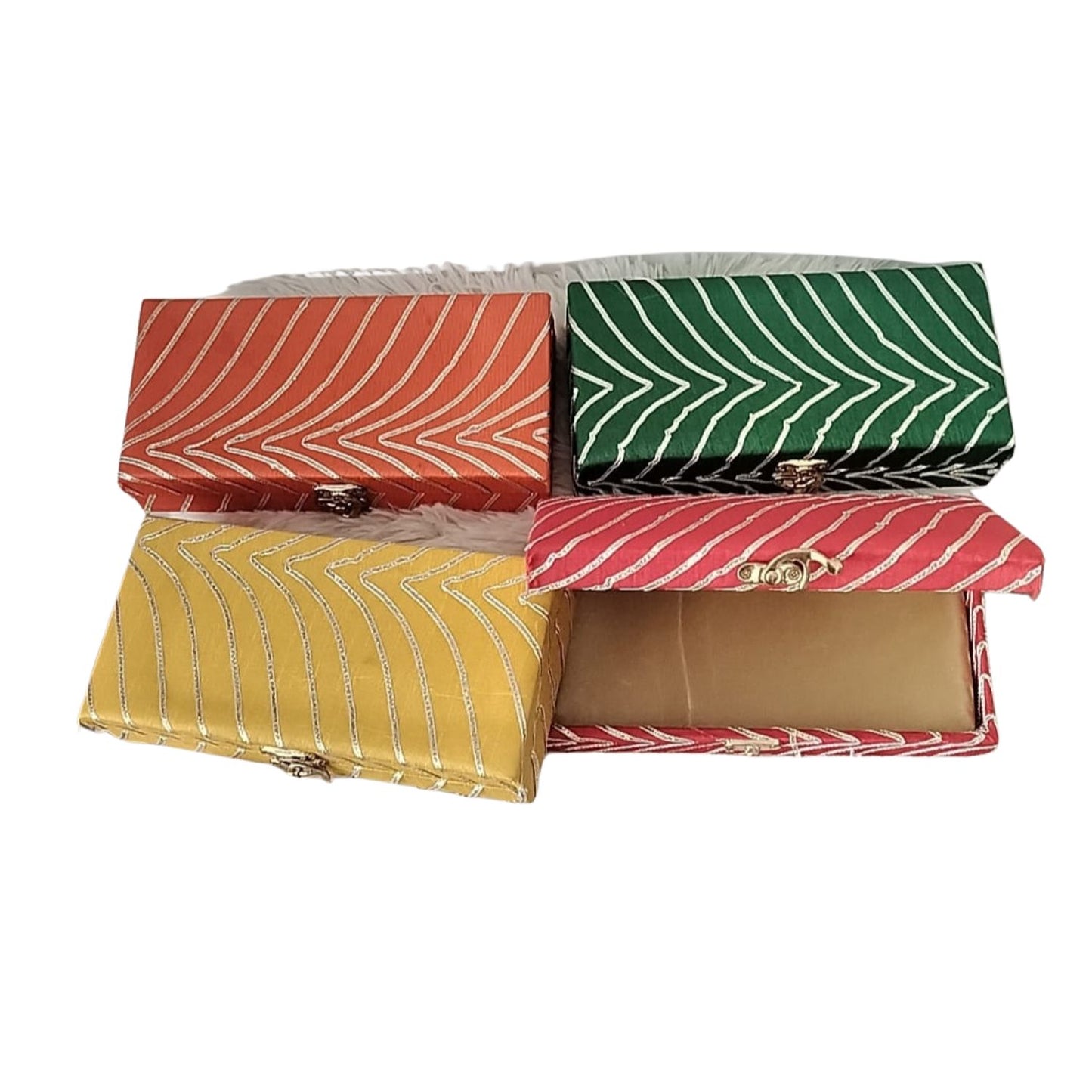 Handcrafted Embroidered Jewelry Box, Wave Luxe